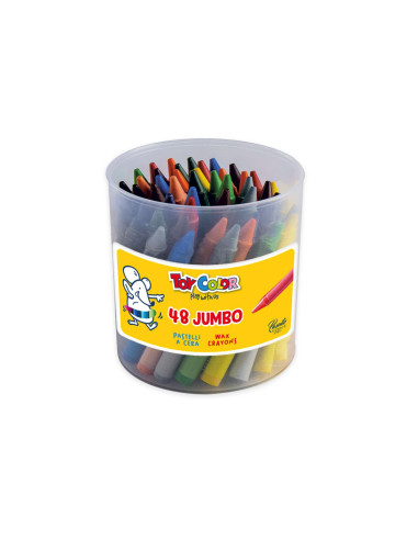 PASTELLI A CERA MAXI TOY COLOR 48PZ