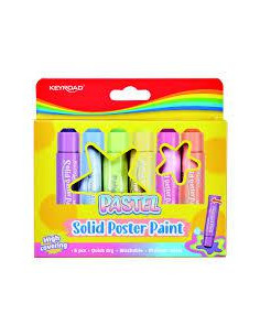 TEMPERA SOLIDA PASTEL 6 COLORI