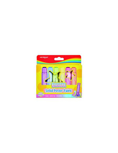 TEMPERA SOLIDA PASTEL 6 COLORI