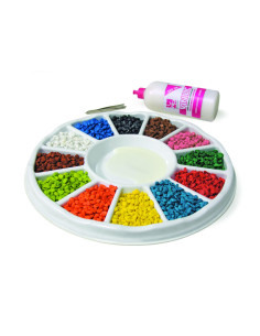 SET MOSAICO IN PIETRA 12 COL. DA100GR