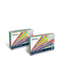 RISMA COLORISSIMI FG.240 CM.25X35 GR.220 15 COL. ASS.
