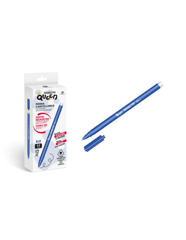 PENNA CANCELLABILE QUEEN PZ. 12ROSSO