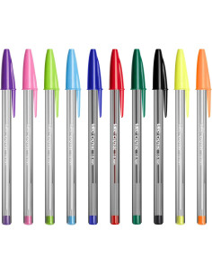 PENNA SFERA BIC CRISTAL MULTICOLOR PZ. 20 10 COLORI
