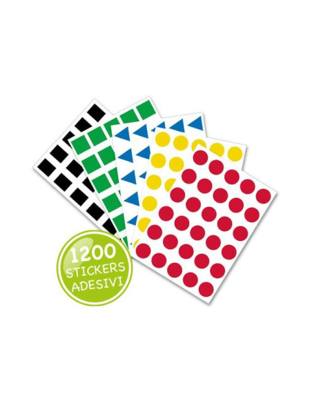 STICKERS GEOMETRICI 1200 PZ