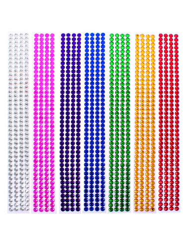 CRISTALLI ADESIVI 1176PZ IN 7 COLORI