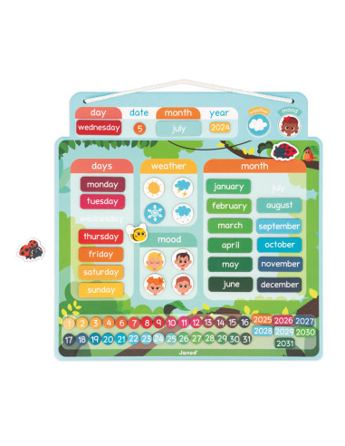 CALENDARIO MAGNETICO INGLESE