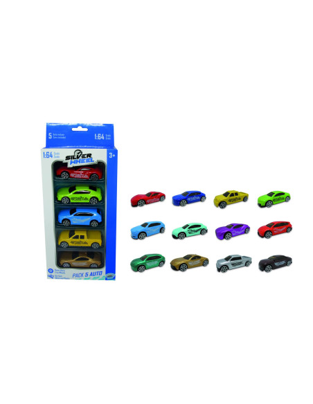 MACCHININE IN METALLO 5 PEZZI