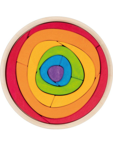 BLOCCHI IN LEGNO - CERCHIO DEI COLORI