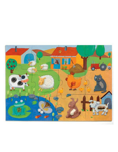 PUZZLE TATTILE FATTORIA