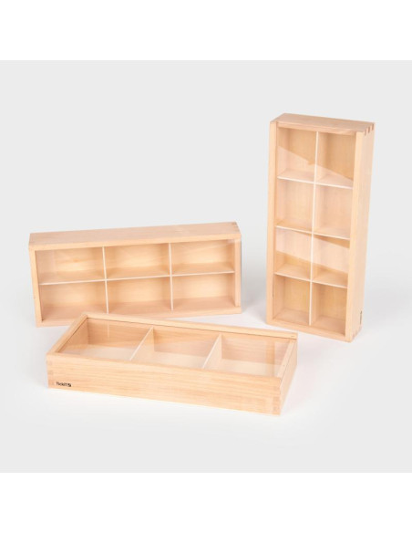 SET 3 VASSOI IN LEGNO