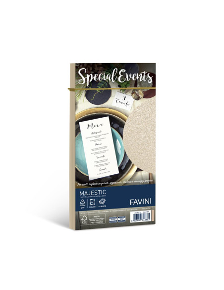 10 BUSTE 11X22 SPECIAL EVENTS 120 GR SABBIA