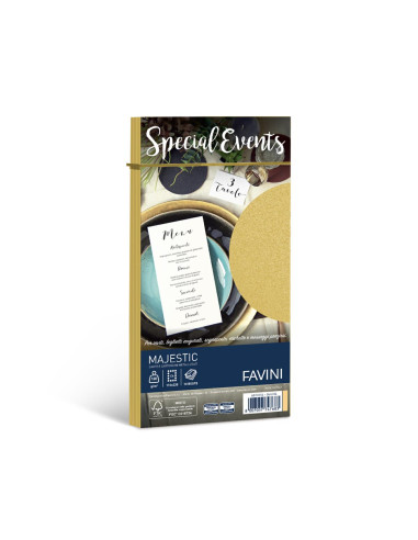 10 BUSTE 11X22 SPECIAL EVENTS 120 GR ORO