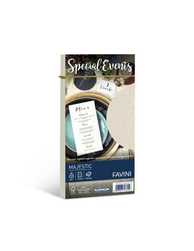 10 BUSTE 11X22 SPECIAL EVENTS 120 GR CREMA