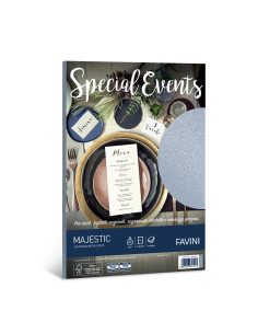 CARTONCINO SPECIAL EVENTS 10FG A4 250 GR ARGENTO
