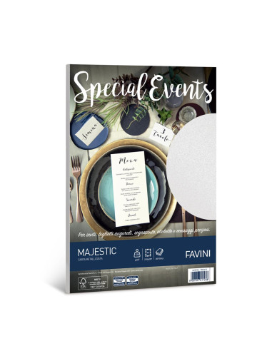 CARTONCINO SPECIAL EVENTS 20FG A4 120 GR BIANCO