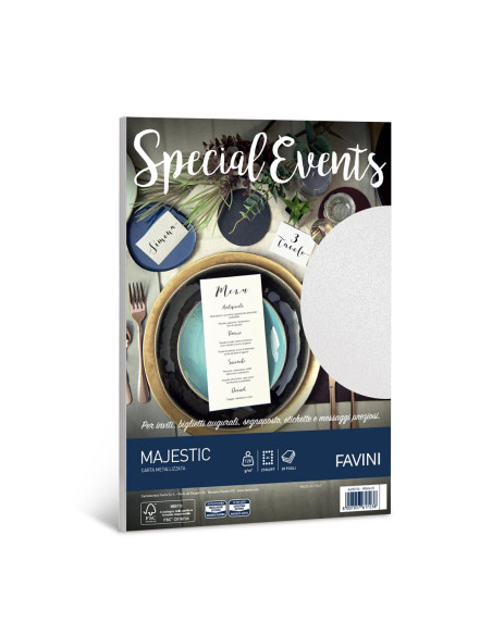 CARTONCINO SPECIAL EVENTS 20FG A4 120 GR BIANCO