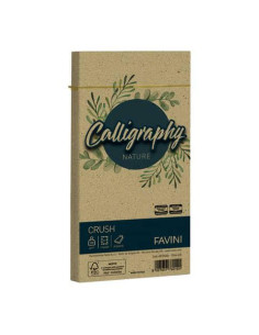 25 BUSTE 11X22 CALLIGR. CRUSH OLIVA-120G