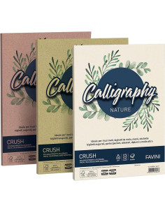 CALLIGRAPHY A4 CRUSH OLIVA – 250GR 50FG