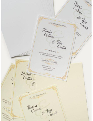 CALLIGRAPHY A4 MILLERIGHE BIANCO-200 GR 50FG