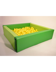 PISCINA CM.200x200x60h SP. CM.15 VERDE CH./VERDE