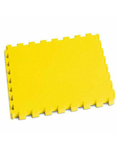 TAPPETO A INCASTRO EVA CM.100X100X1 GIALLO