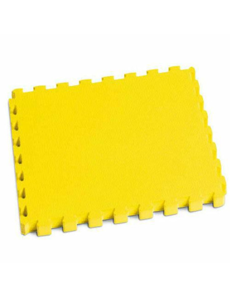 TAPPETO A INCASTRO EVA CM.100X100X1 GIALLO