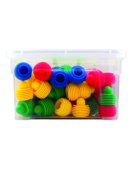 I FUNGHI COLORATI - BAULETTO 60PEZZI