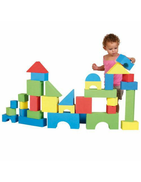BLOCCHI EDUCATIVI MORBIDI - SACCA 48 PZ.