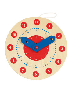 OROLOGIO IN LEGNO IMPARIAMO LE ORE D. CM. 18