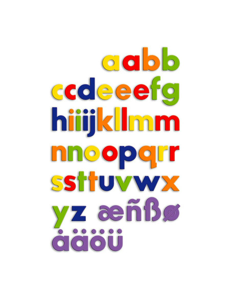 LETTERE MINUSCOLE PZ.288