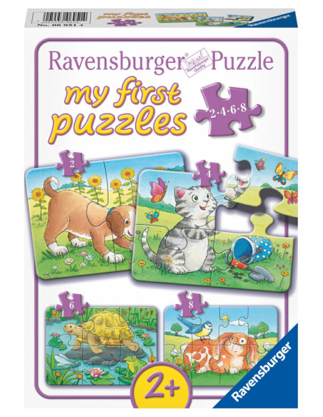 PRIMI PUZZLE ANIMALI DEL CORTILE