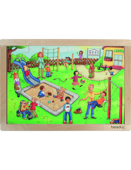 PUZZLE LEGNO SCUOLA DELL'INFANZIA