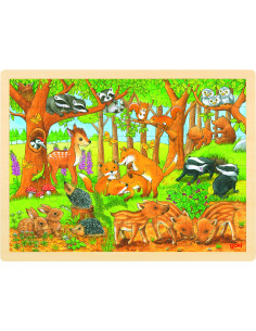 PUZZLE LEGNO 48 PZ IL BOSCO