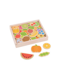 MAGNETI FRUTTA E VERDURA PZ.35