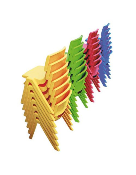 SEDIA IN PPL SEDUTA CM.26 - ROSSO