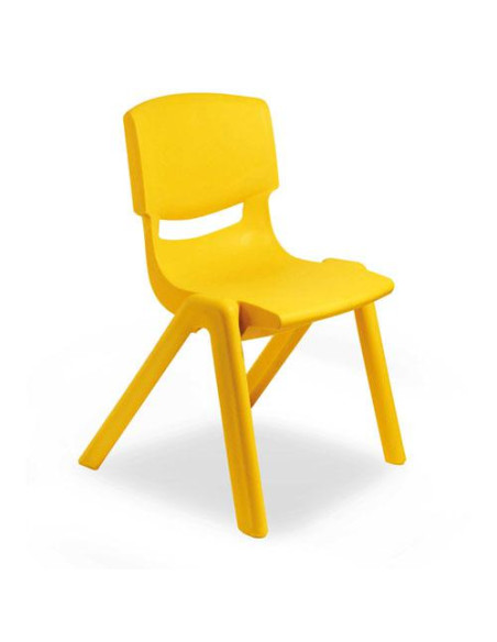 SEDIA IN PPL SEDUTA CM.30 - GIALLO