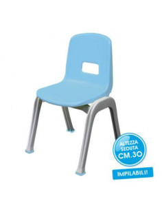 SEDIA H.CM.30 - VERDE CHIARO