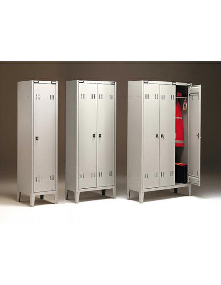 SPOGLIATOIO METALLO A 2 POSTI -CM.70X47X180H