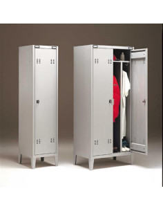 SPOGLIATOIO SPORCO/PULITO METALLO A 1 POSTO