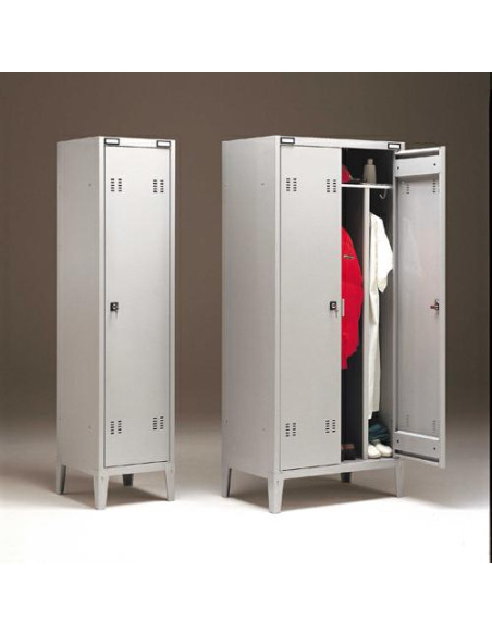 SPOGLIATOIO SPORCO/PULITO METALLO A 1 POSTO