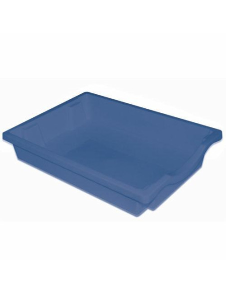 CONTENITORE BASSO CM.43X31,5X7,5 BLU