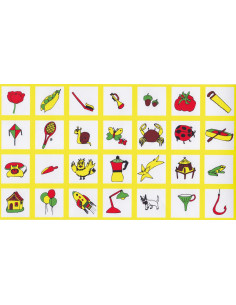 CONTRASSEGNI IN STOFFA GIALLI