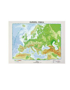 CARTA GEOGRAFICA A4 EUROPA.