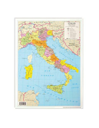 CARTA GEOGRAFICA A3 ITALIA