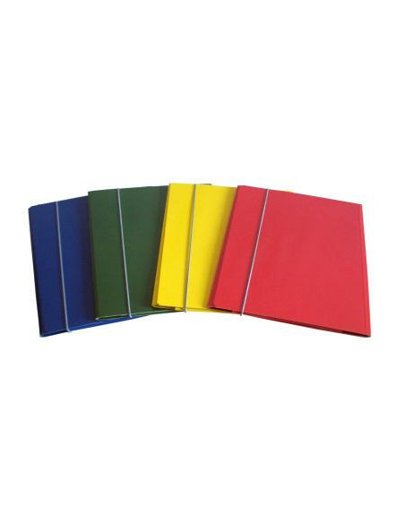 CARTELLA CON ELASTICO CM.35X25 GIALLO