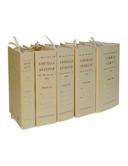 CART/ARCHIVIO CON LACCI CM.25X35 DORSO CM.15