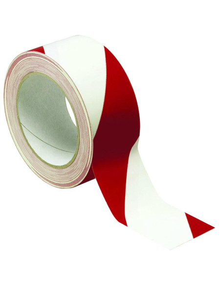 NASTRO SEGNAL. ADESIVO MM.50X66M BIANCO/ROSSO