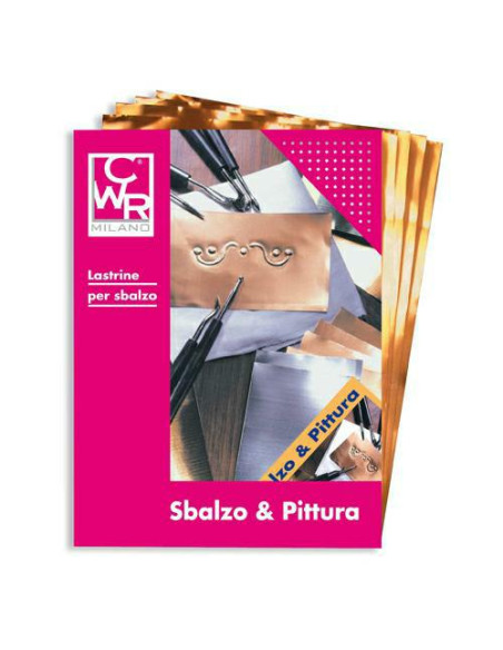 LASTRA DI RAME PER SBALZO PZ.12 CM.15X30