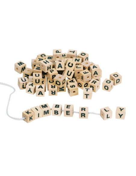 CUBI ALFABETO PZ.300 COL. NATURALE