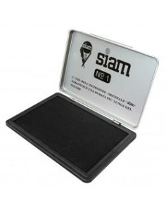 CUSCINETTO PER TIMBRI IN GOMMA CM.8X12 NERO